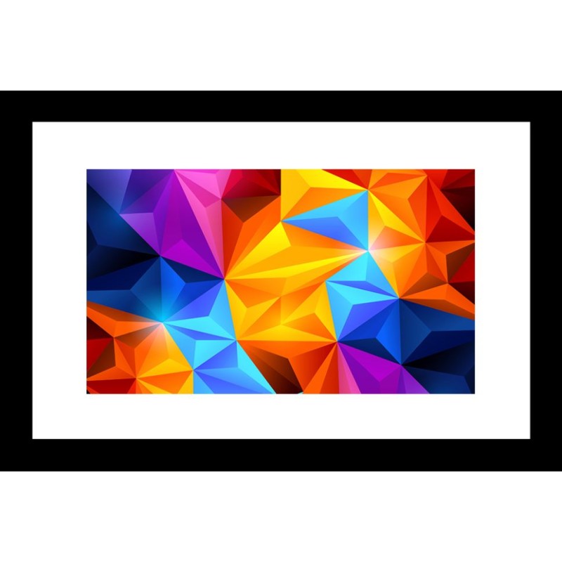 Abstract 24 X 36 Framed Available In Custom Sizes