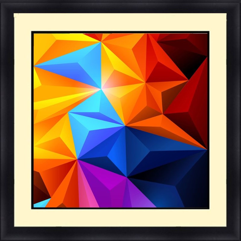 Abstract 30 x 30 Framed Available In Custom Sizes
