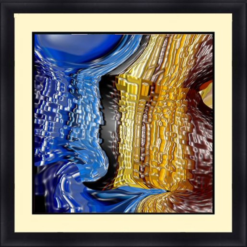 Abstract 30X30 Framed Available In Custom Sizes