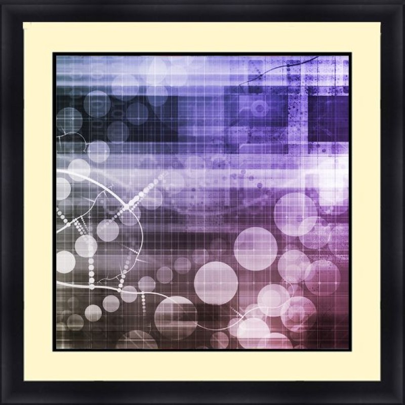 Abstract 30 x 30 Framed Available In Custom Sizes