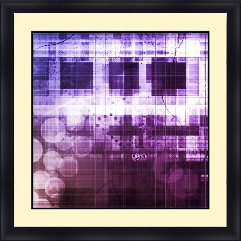 Abstract 30 x 30 Framed Available In Custom Sizes