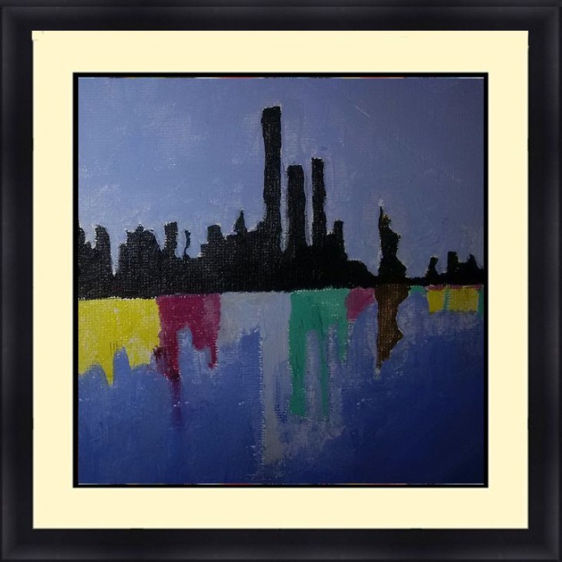 Abstract 30 x 30 Framed Available In Custom Sizes