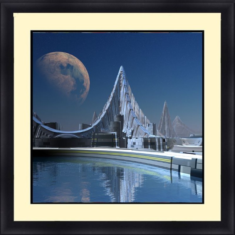 Abstract 30 x 30 Framed Available In Custom Sizes