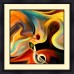 Abstract 30 x 30 Framed Available In Custom Sizes