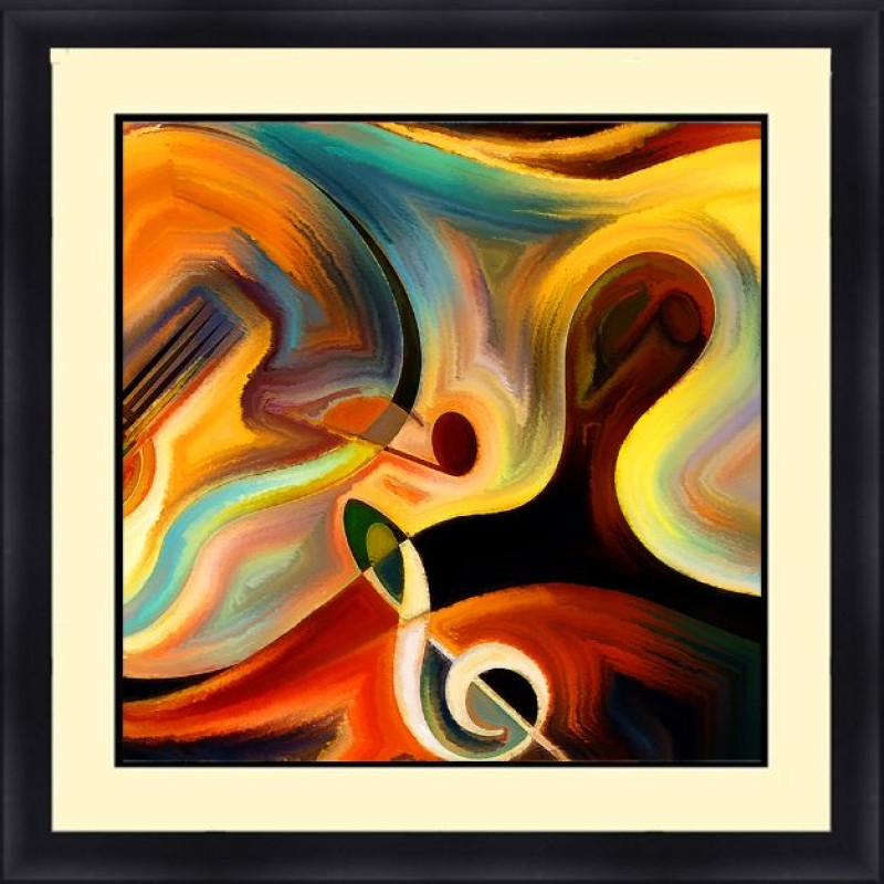 Abstract 30 x 30 Framed Available In Custom Sizes