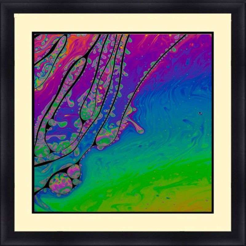 Abstract 30 x 30 Framed Available In Custom Sizes