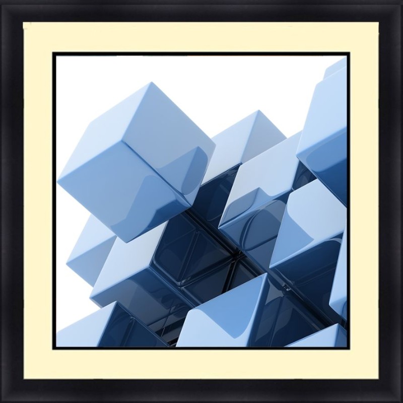 Abstract 30 x 30 Framed Available In Custom Sizes