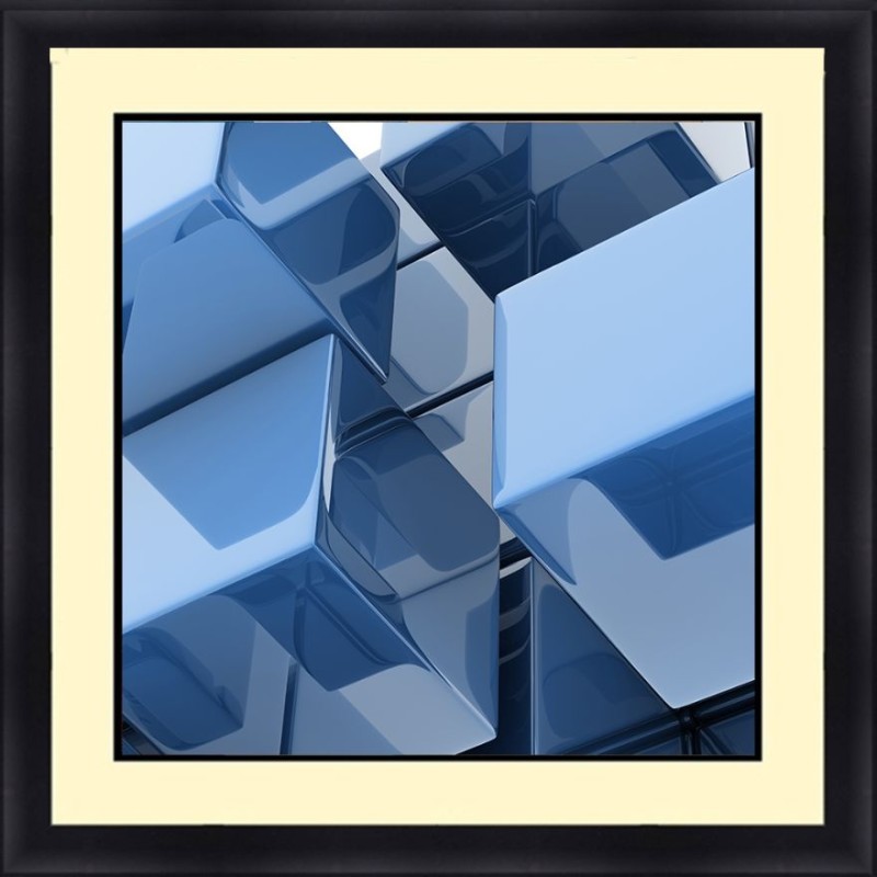 Abstract 30 x 30 Framed Available In Custom Sizes