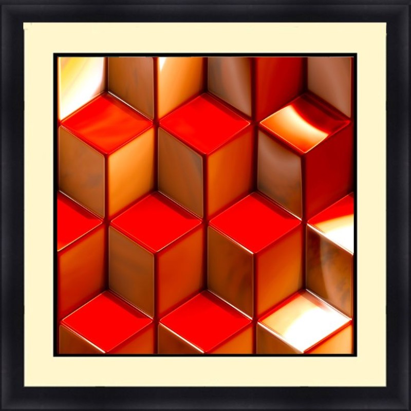 Abstract 30 x 30 Framed Available In Custom Sizes