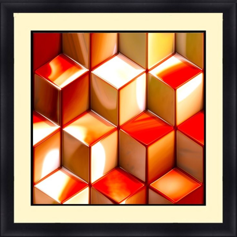 Abstract 30 x 30 Framed Available In Custom Sizes