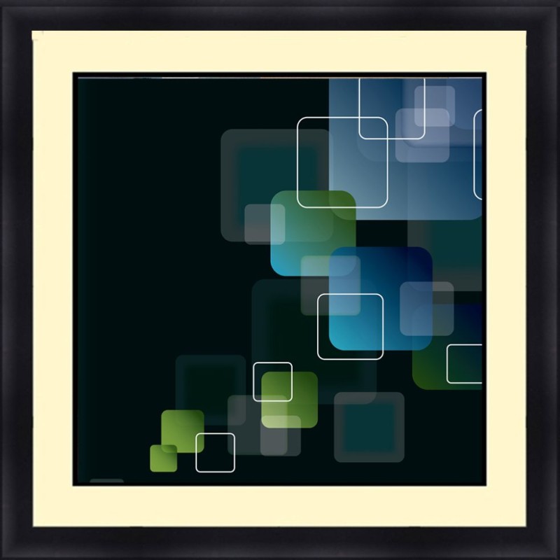 Abstract 30 x 30 Framed Available In Custom Sizes