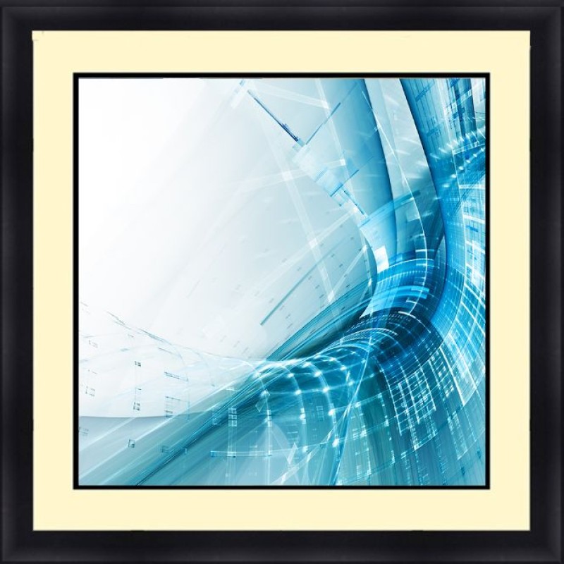 Abstract 30 x 30 Framed Available In Custom Sizes