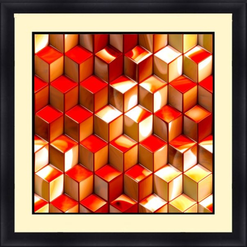 Abstract 30 x 30 Framed Available In Custom Sizes
