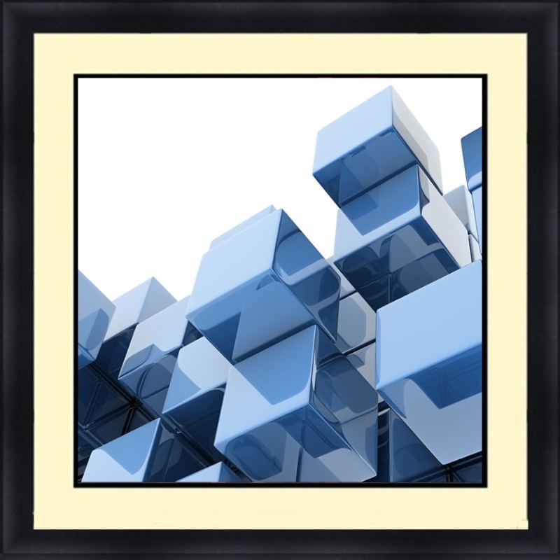Abstract 30 x 30 Framed Available In Custom Sizes