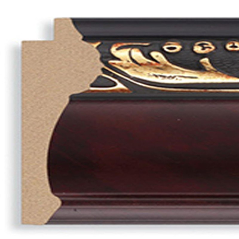 Mahogany w/Gold 4 Width