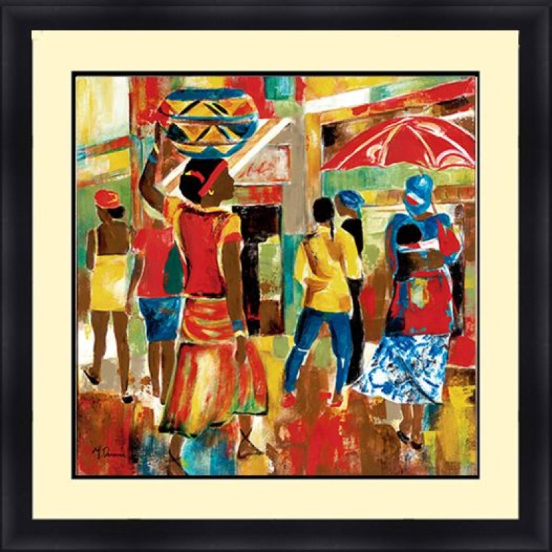 African American 30 x 30 Framed, Available In Custom Sizes