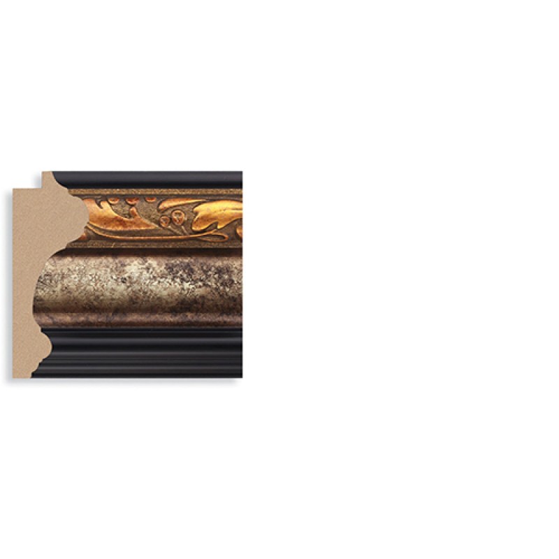 Vanity Mirror Silver w/ gold Frame 36 x 48