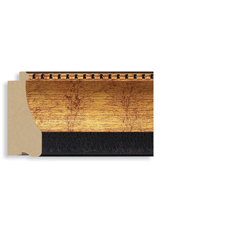 Full Length Mirror Gold w/black Frame 24 x 60