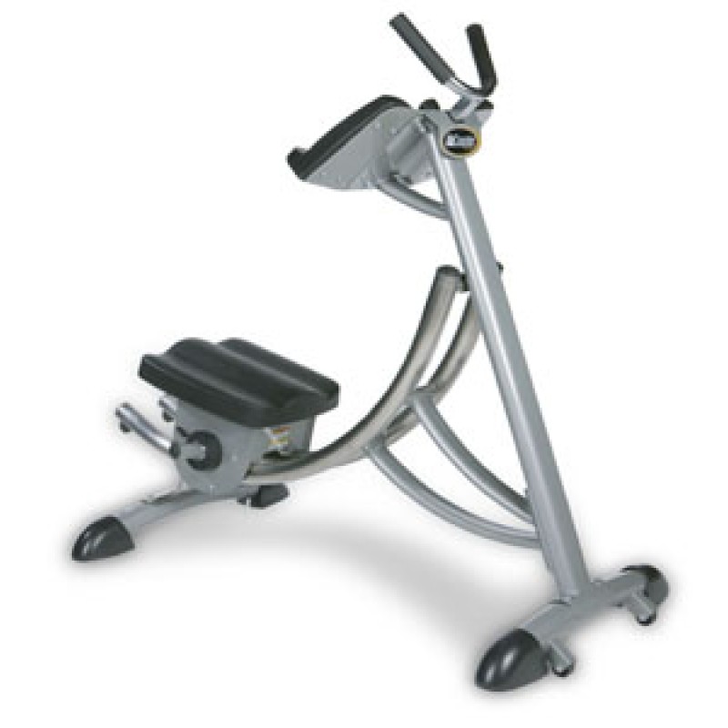 Ab Coaster – Adjustable Free-Style Abdominal Exercise Machine, Heavy-Duty Steel Frame