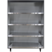 Large Microwave & Condiment Storage Cabinet with 4 Stainless Shelves – Model AS494-N/L