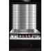 Micro Market Display Stand with Locking Storage, Cutlery, and Cylindrical Compartments – Model ASMMS 491-DSST-4C