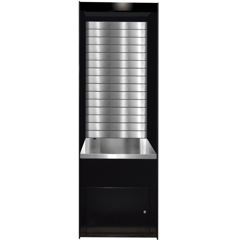 Micro Market Display Stand with Locking Storage – Model ASMMS 271-DSST-FF