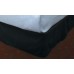Bed Skirt – Cocoa Brown 3-Pleat Polyester Bed Skirt with 15” Drop