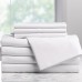 Cal-King T-200 White Percale Sheet Set – 60% Cotton / 40% Polyester Blend