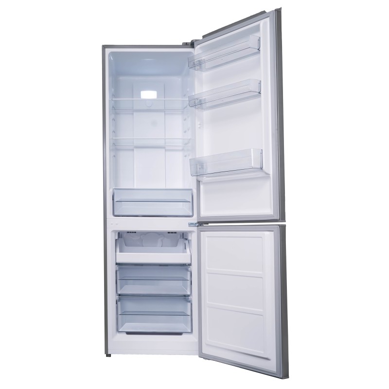 Danby 10.3 cu. ft. Bottom Mount Apartment Size Fridge in Stainless Steel DBMF100B1SLDB