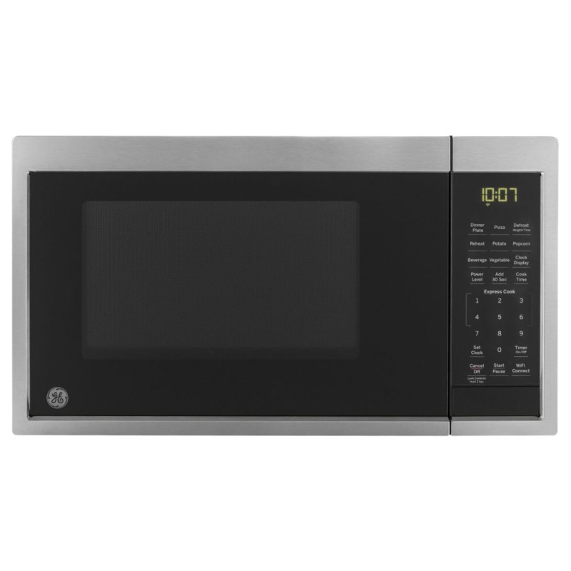 GE 0.9 Cu. Ft. Capacity Smart Countertop Microwave Oven with Scan-To-Cook Technology