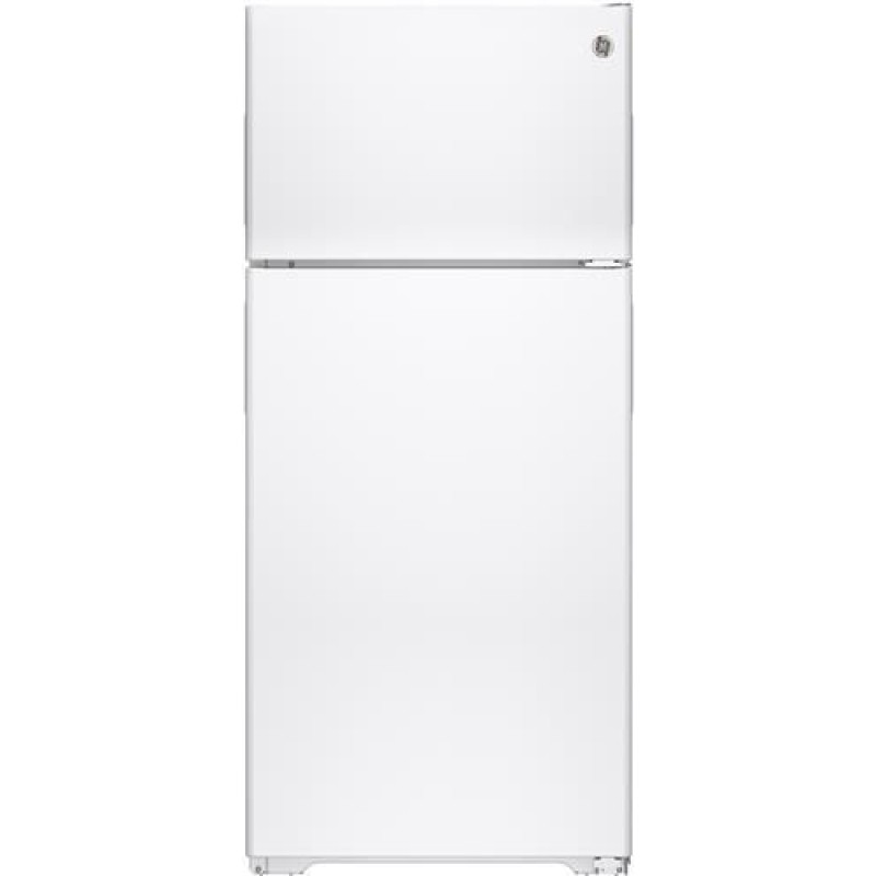 GE ENERGY STAR 15.5 Cu. Ft. Recessed Handle Top-Freezer Refrigerator