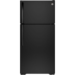 GE ENERGY STAR 15.5 Cu. Ft. Recessed Handle Top-Freezer Refrigerator