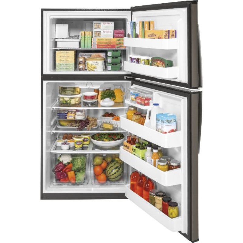 GE ENERGY STAR 21.1 Cu. Ft. Top-Freezer Refrigerator