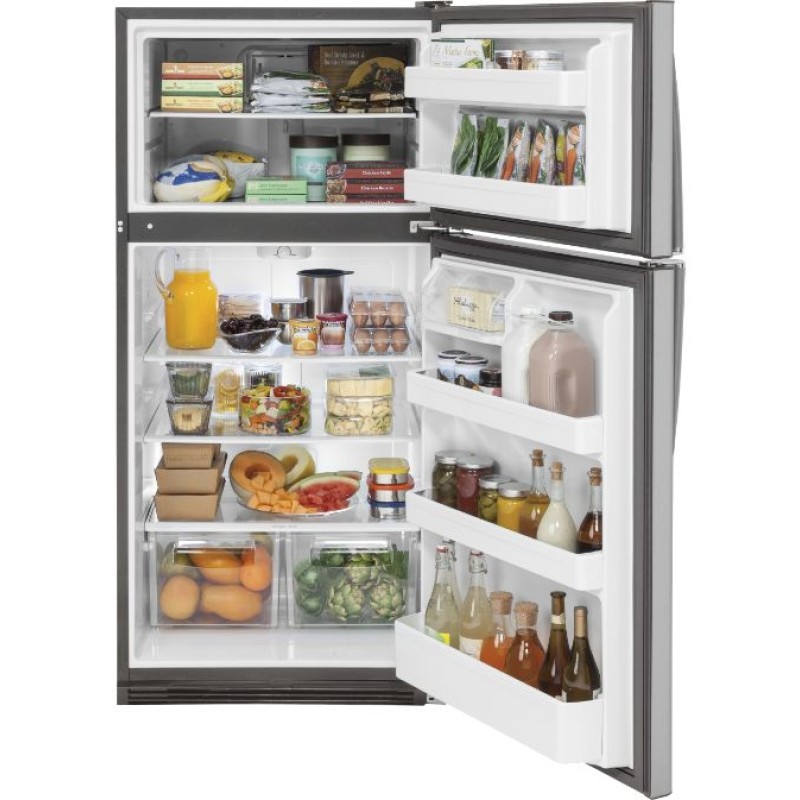 GE 20.8 Cu. Ft. Top-Freezer Refrigerator GE 20.8 Cu. Ft. Top-Freezer Refrigerator