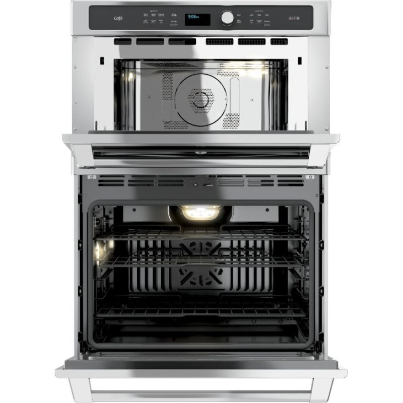 GE Cafe Series 30 in Combination Double Wall Oven with Convection and Advantium Technology