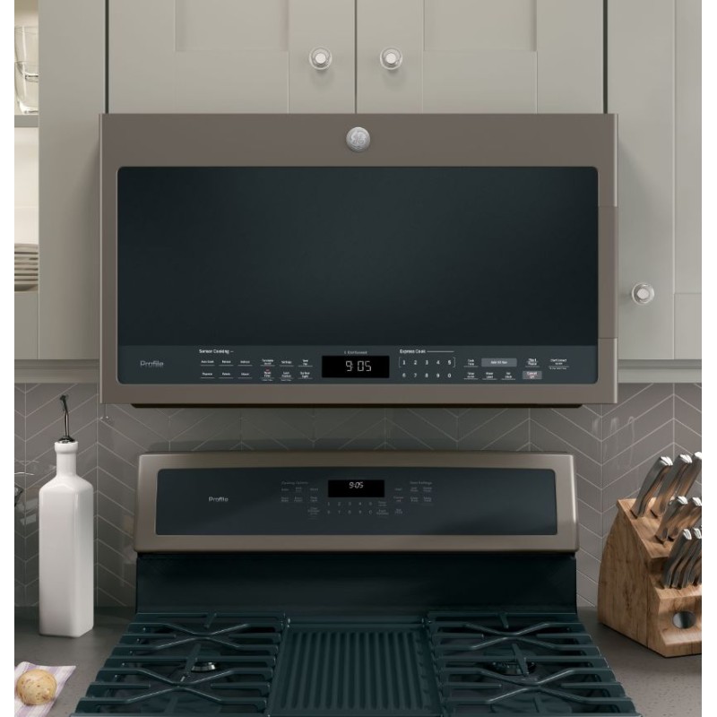 GE Profile Series 2.1 Cu. Ft. Over-the-Range Sensor Microwave Oven