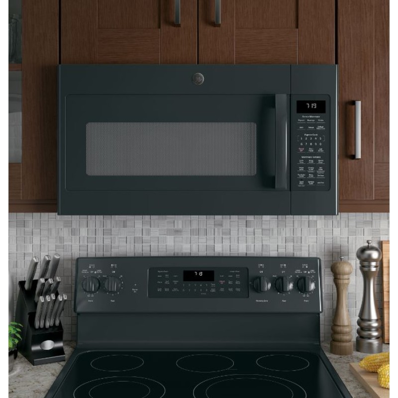 GE 1.9 Cu. Ft. Over-the-Range Sensor Microwave Oven with Recirculating Venting