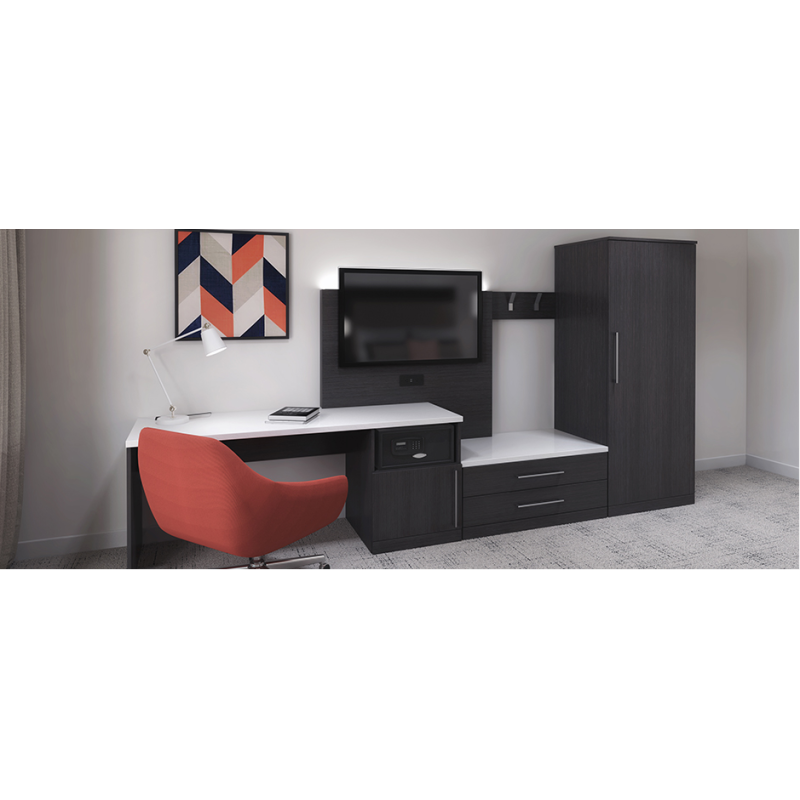 Hotel furniture headboard and writing desk with good quality