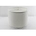 12 x 17 x 15.5 White Linen Fabric Hardback Round Lamp Shade