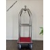 Bell Cart – Chrome Belman Cart with Red Carpeting and 8" Wheels