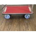Bell Cart – Chrome Belman Cart with Red Carpeting and 8" Wheels