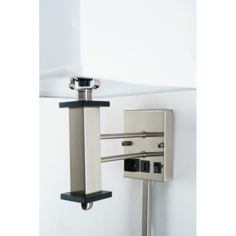 Single Wall Lamp with  1 Elec/1 USB