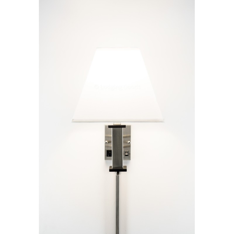 Single Wall Lamp with  1 Elec/1 USB