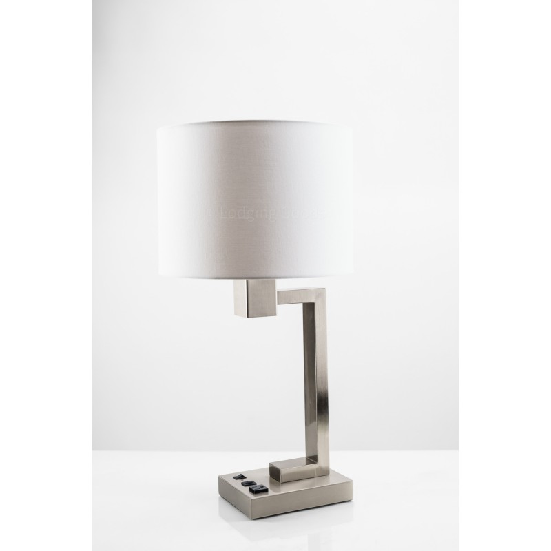 Single Table Lamp with 1 Elec/USB