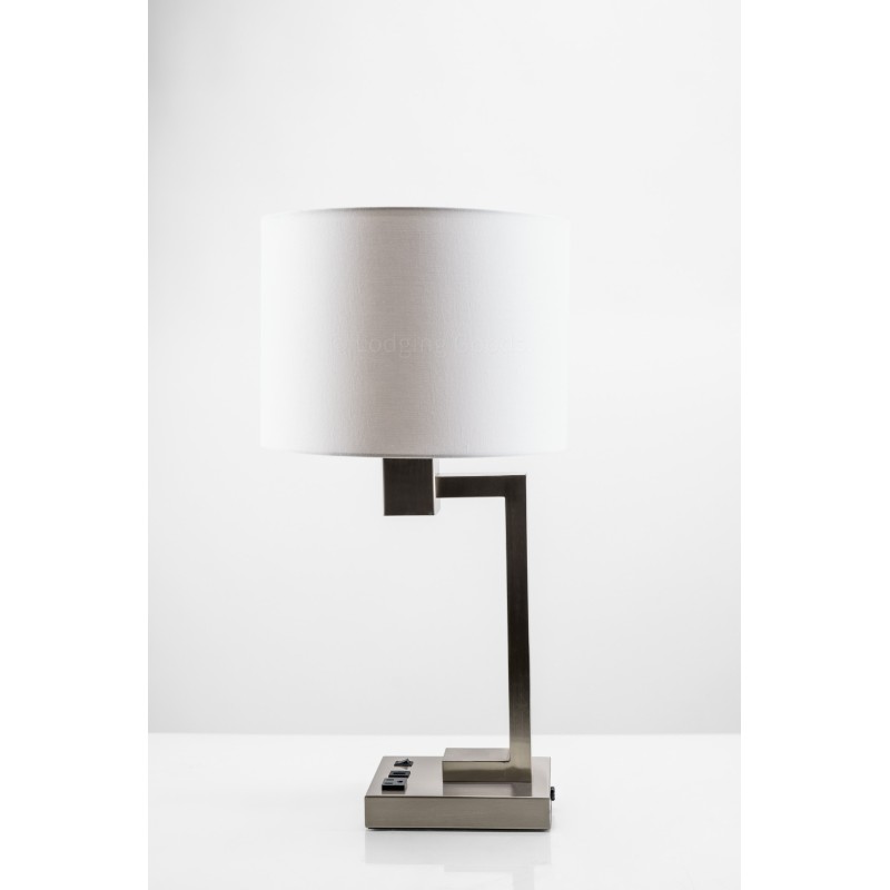 Single Table Lamp with 1 Elec/USB