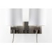 Wall Lamp with Reading Light – Satin Nickel Bedside Wall Light with USB Ports and Outlets