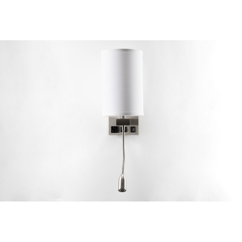 Single Wall Lamp with Reading Light