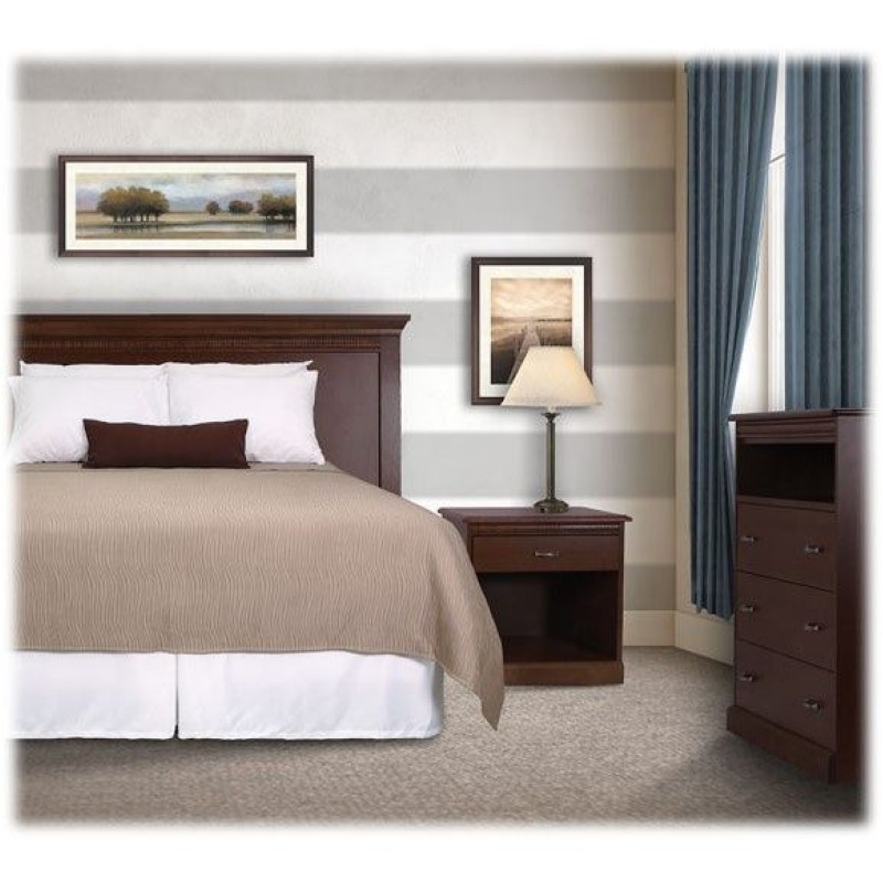 Luxury Hotel Wooden Material Hotel Bedroom Set