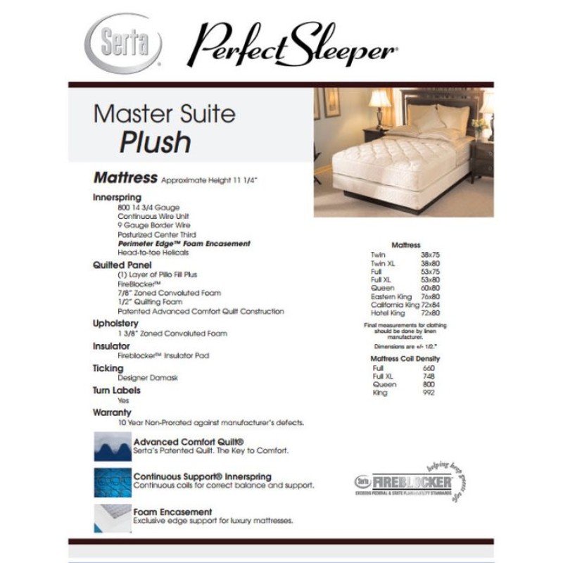 Master Suite Plush