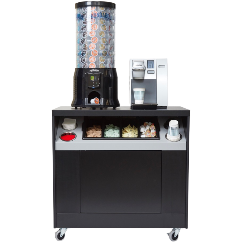 Mobile Office Coffee Cart with Power & Storage – Model OCC 36-ET